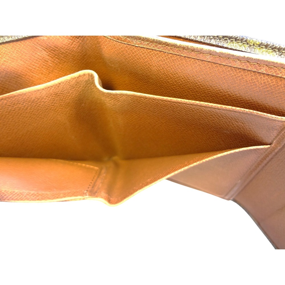 Louis Vuitton Monogram Brown Wallet Vintage with COA - Picture 9 of 12